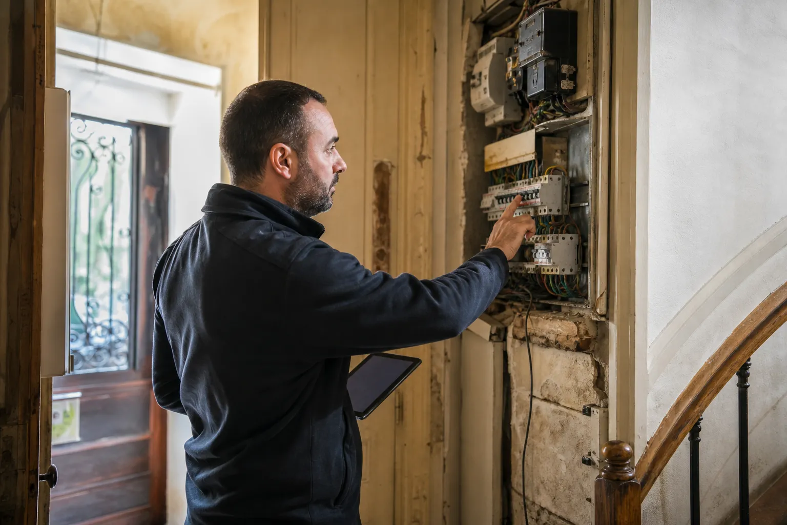 Contrôle des installations électriques vétustes d’une maison ancienne dans le Val-de-Marne