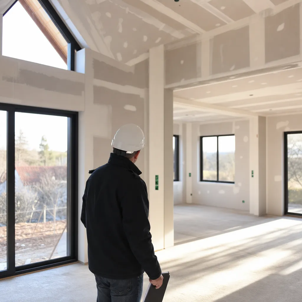 Visite de chantier CCMI à la mise hors d’eau hors d’air et cloisons dans le Val de Marne (94)